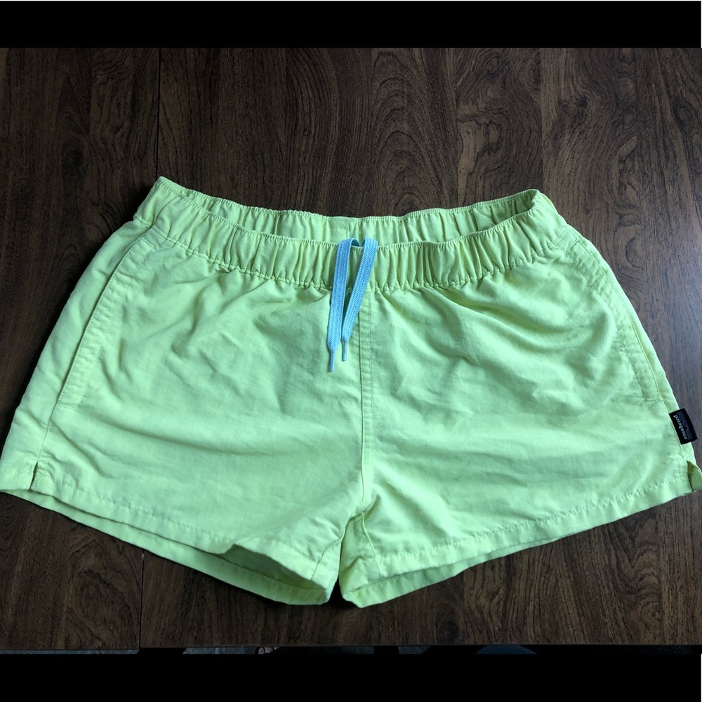 Neon Patagonia Barely Baggies Shorts